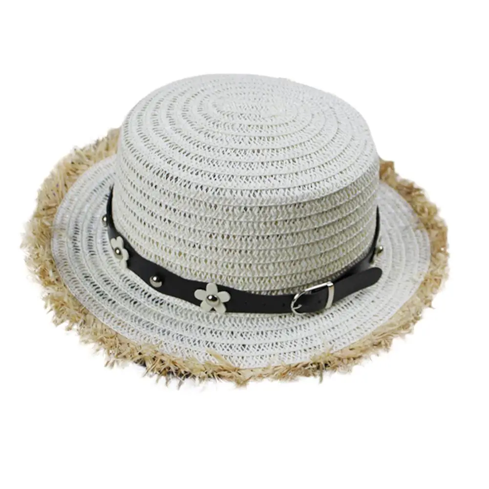 leather buckle hat