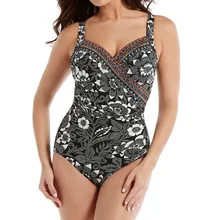 Женский летний купальник, бразильский слитный купальник размера плюс 3XL, пуш-ап, женский купальник с высокой талией, пляжные купальники, Maillot De Bain