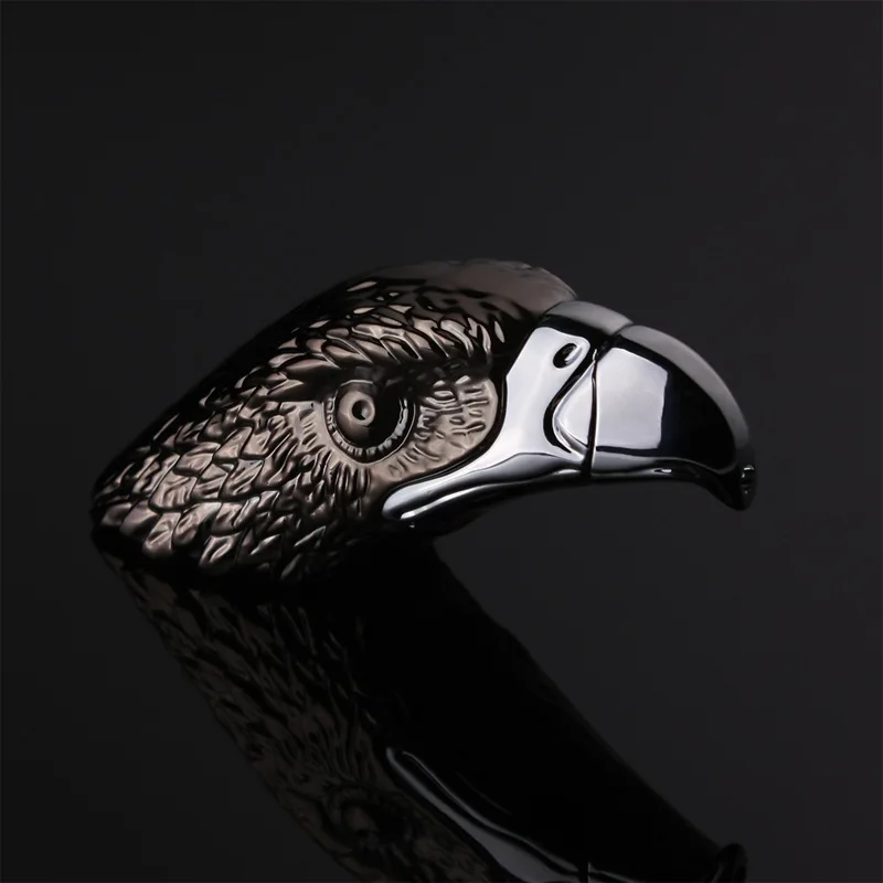 Eagle Inflatable lighter Fashion cigarette Metal lighters Windproof smoking Grinding Wheel Lighter Outdoor Tools | Дом и сад