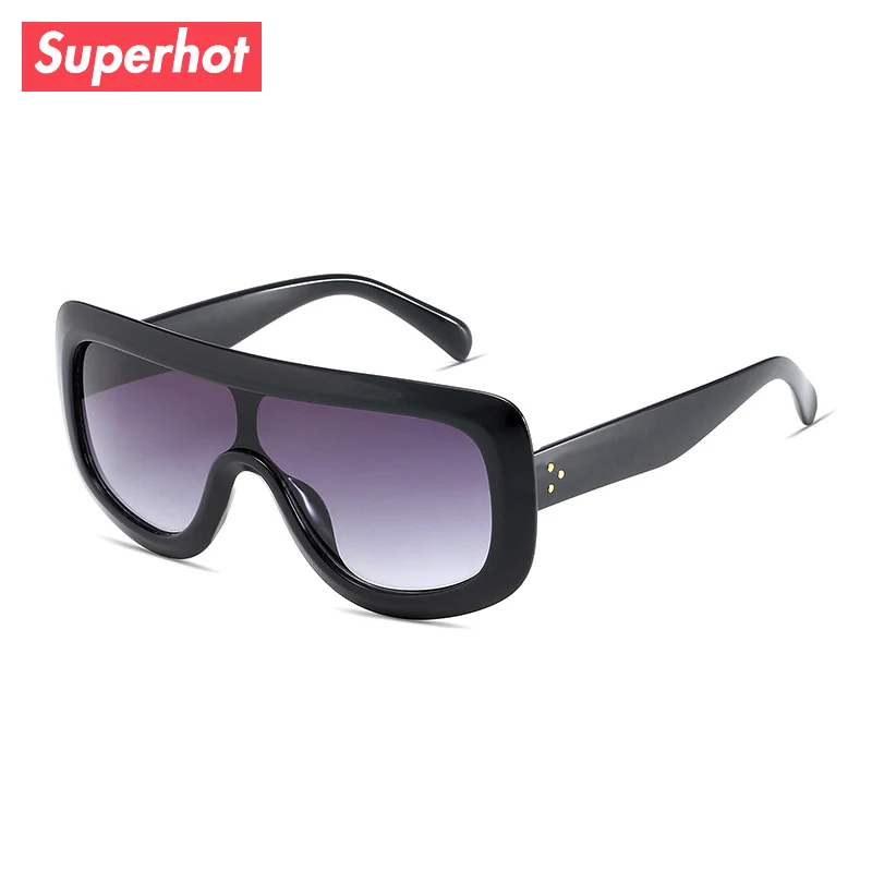 Superhot Eyewear Oversized Shield Sunglasses Women Brand Designer Sun