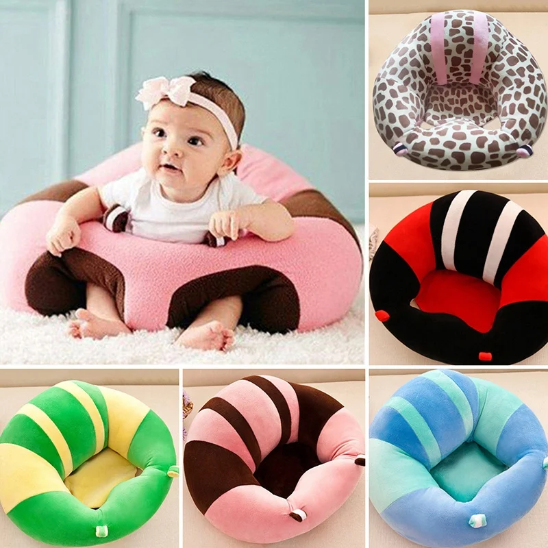  8 Style Colorful Baby Seat Support Seat Soft Sofa Cotton Safety Travel Car Seat Pillow Plush Legs F