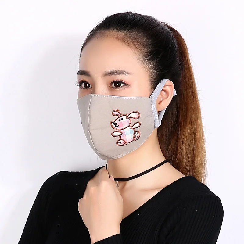 10 шт./упак. SH корейский рот маска рот KPOP, защищающая от пыли PM2.5 маска для губ masken маска Байкер черная маска уход за кожей лица Зимняя Маска для лица