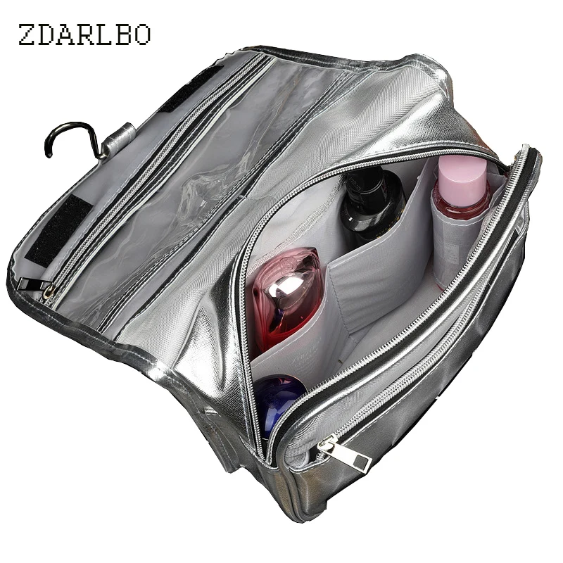 2019 New Women Makeup Bags Waterproof PU Leather Hook Cosmetic Bag Outdoor Travel Multifunction Organizer Hand Wash Bag 2019 New Women Makeup Bags Waterproof PU Leather Hook Cosmetic Bag Outdoor Travel Multifunction Organizer Hand Wash Bag