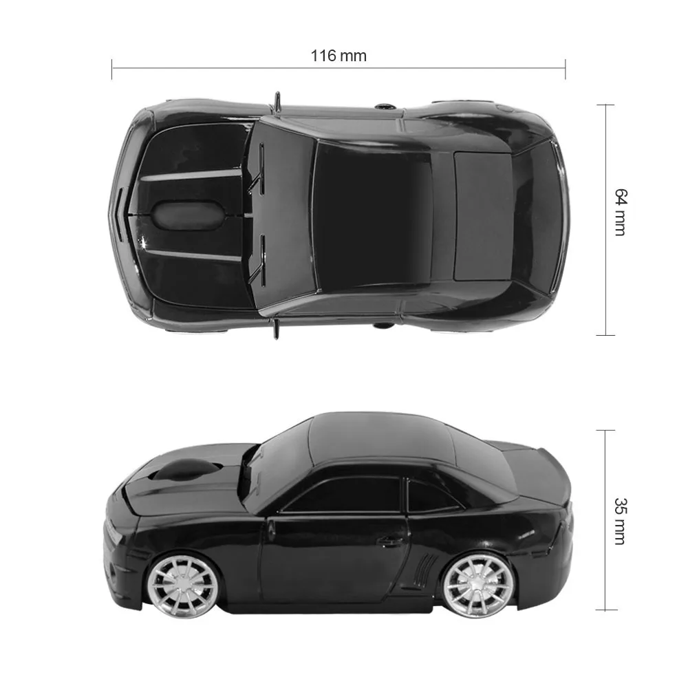 CHYI, беспроводная мышь, эргономичная, 2,4 ГГц, 1600 dpi, 5th Gen, Camaro, мышка для автомобиля, 4 цвета, спортивный Кош для ПК, ноутбука, рабочего стола