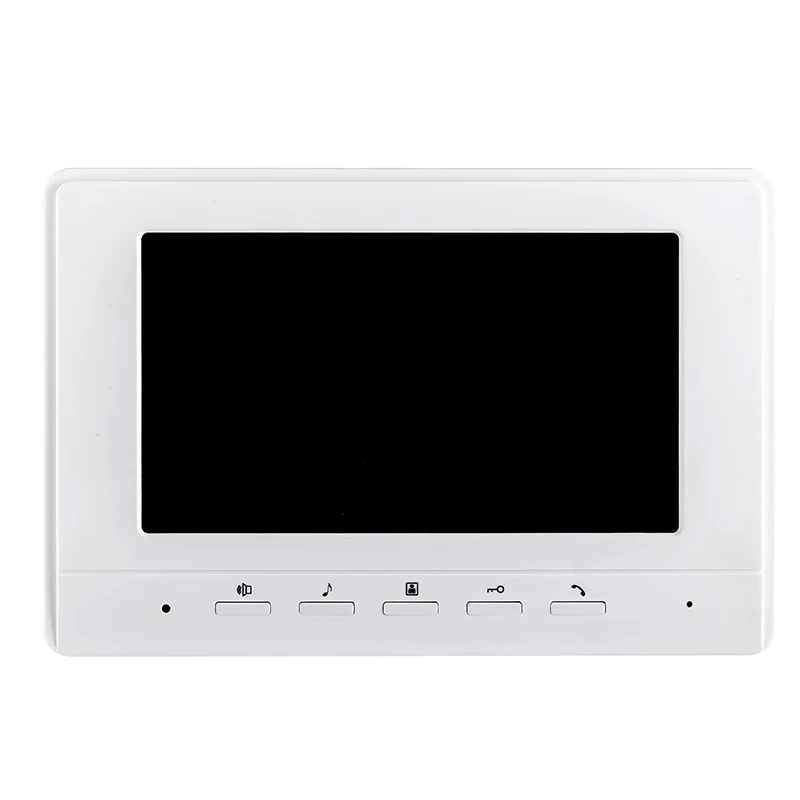 D293b Smart Home 7 inch Touch Screen Video Intercom Phone ABS Engineering Plastics Indoor Monitor Video Doorphone without camera