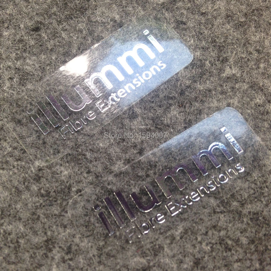 die cut transparent stickers