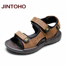 JINTOHO/модные мужские сандалии; летняя пляжная обувь; Летняя мужская водонепроницаемая обувь; сандалии; модные повседневные мужские сандалии