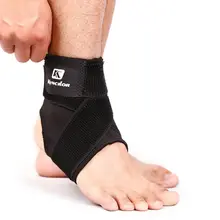 1 шт. эластичный Фиксатор лодыжки Регулируемый компрессионный фиксатор лодыжки для бадминтона Баскетбол Футбол, таэквондо фитнес