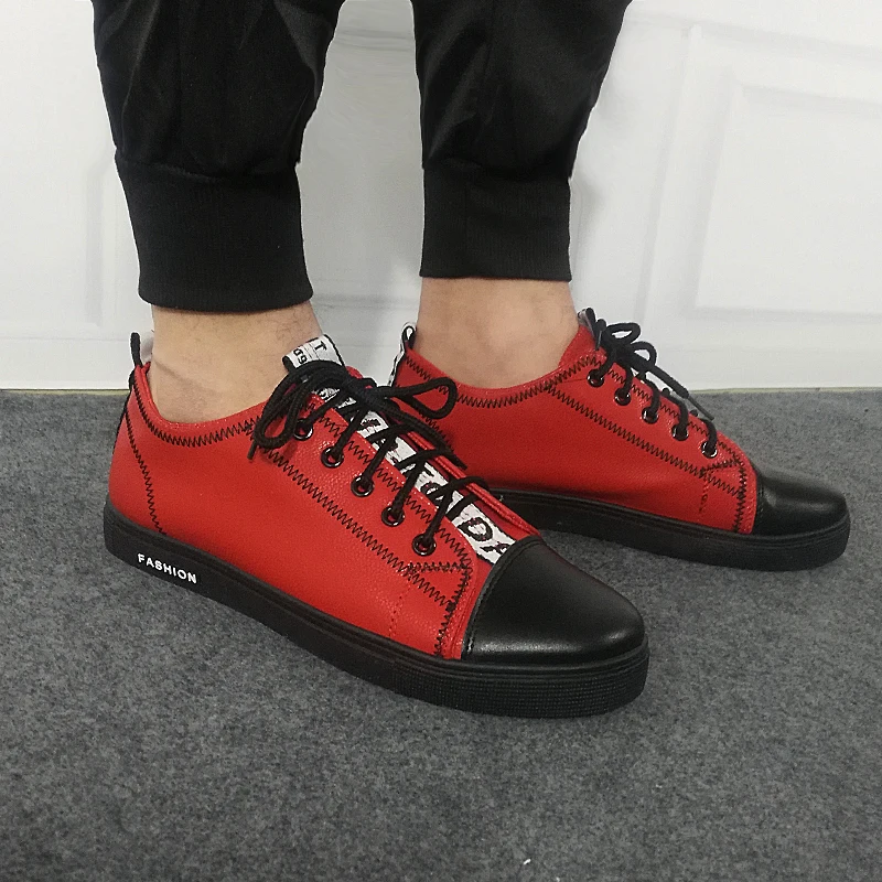 Летние Для мужчин CREEPERS обувь на плоской подошве модные мужские кроссовки из pu кожи Туфли без каблуков Повседневная дышащая обувь мягкие удобные тапки