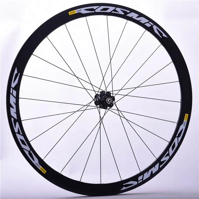 Discount Latest high quality 2018 Original Hot sale 700C alloy V brake wheels BMX road bicycle wheel road aluminum bicycle wheels cosmic 4