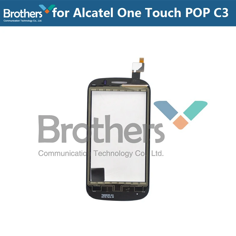 Дигитайзер сенсорного экрана для Alcatel One Touch POP C3 Dual 4033 переднее Сенсорное стекло