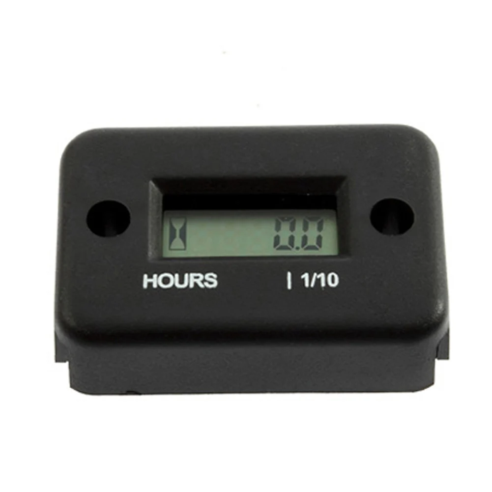 

1Pc Motorcycle Hour Meter Digital Display For Snowmobile Marine Boat Mountain Skiing Quad Bike Time Recorder CSL2017