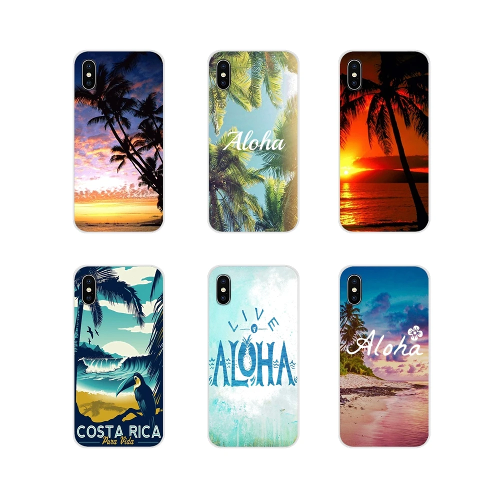Hawaii Aloha tree для Huawei Nova 2 3 2i 3i Y6 Y7 Y9 Prime Pro GR3 GR5 2017 2018 2019 Y5II Y6II аксессуары чехлы телефонов