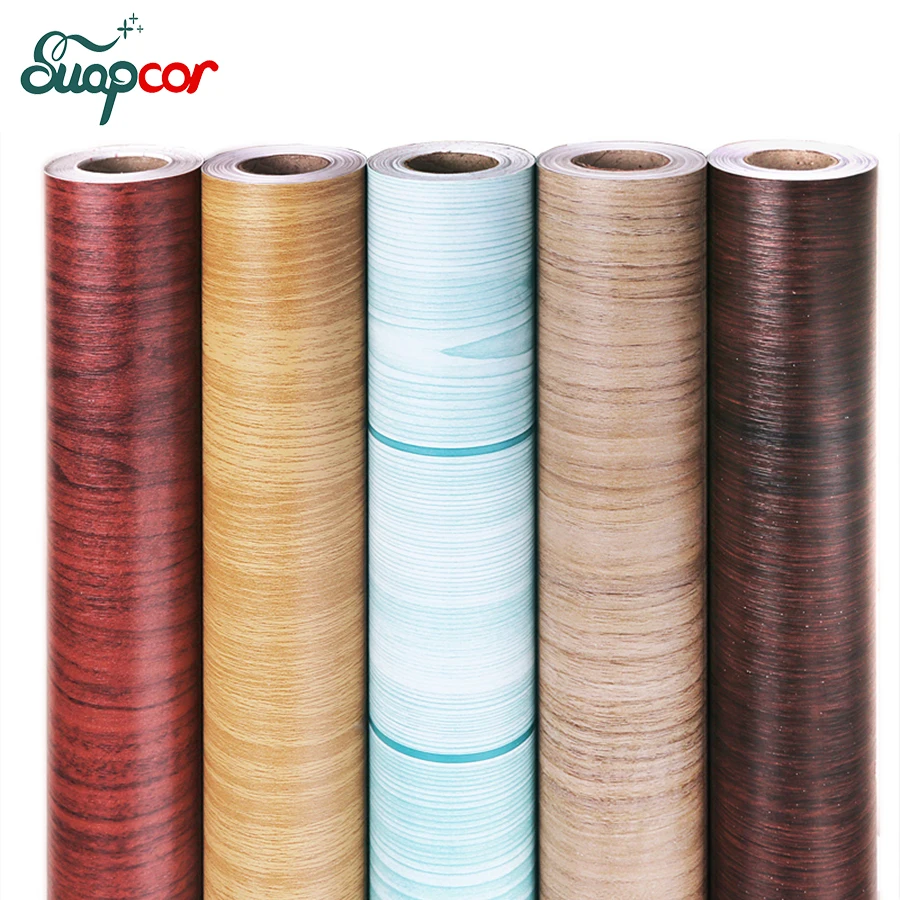 Us 1298 20 Di Sconto45 Cm 5 M Moderno Effetto Legno Mobili Autoadesivo Della Parete Del Pvc Del Vinile Autoadesivo Carta Da Parati Per Camera Da