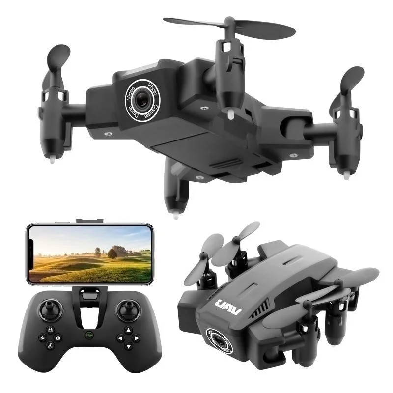 

Foldable XY-019 Mini FPV RC Drone Pocket Quadcopter with HD Camera 3D Flips and Headless Mode Pocket Dron Aircraft