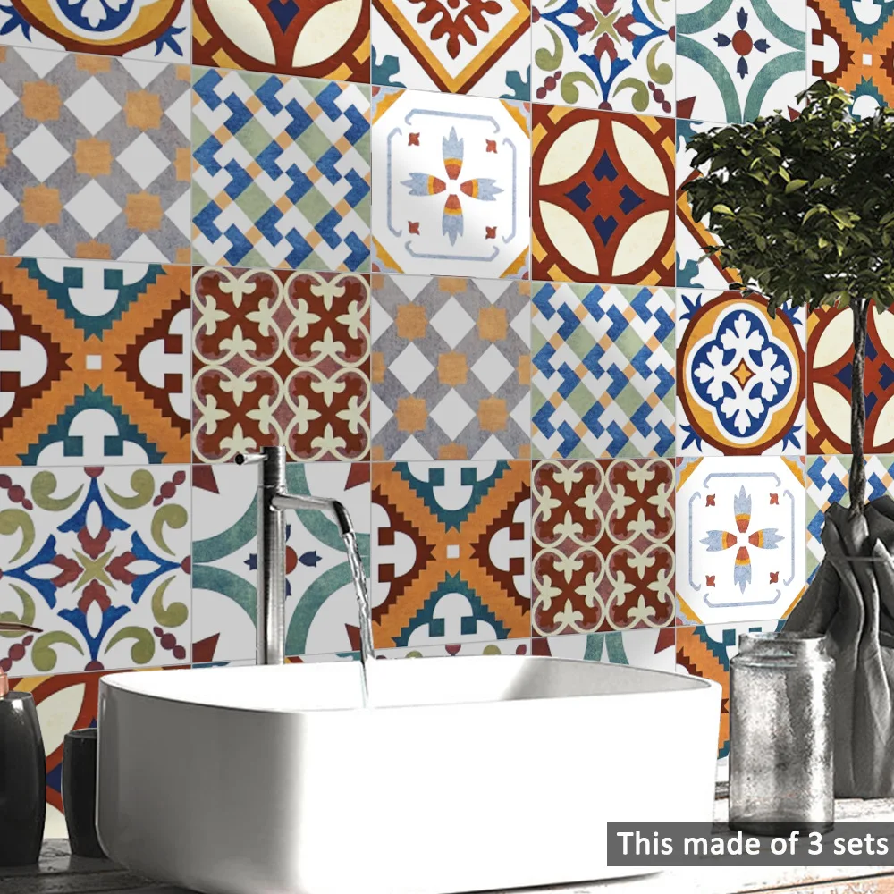 Funlife Islamic Turkey Tile Sticker,Waterproof Bathroom Stickers,Self Adhesive Decorative Kitchen Tiles Wall Furniture Stickers Funlife Islamic Turkey Tile Sticker,Waterproof Bathroom Stickers,Self Adhesive Decorative Kitchen Tiles Wall Furniture Stickers