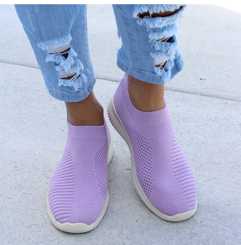 Women Knitted Workout Shoes