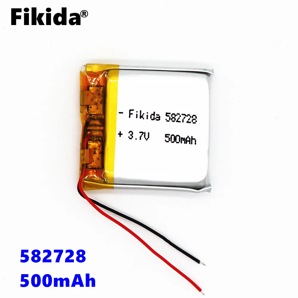 Fikida 582728 3 7 В 400 мАч Перезаряжаемые литий-полимерная литий-ионная Батарея для Q50 G700S