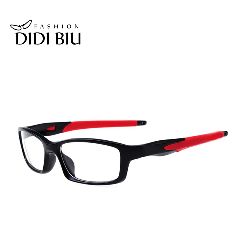 DIDI TR90 титановые очки, противовзрывные Повседневные очки, прямоугольные силиконовые прозрачные очки для глаз, оптические очки для близорукости, оправа U528