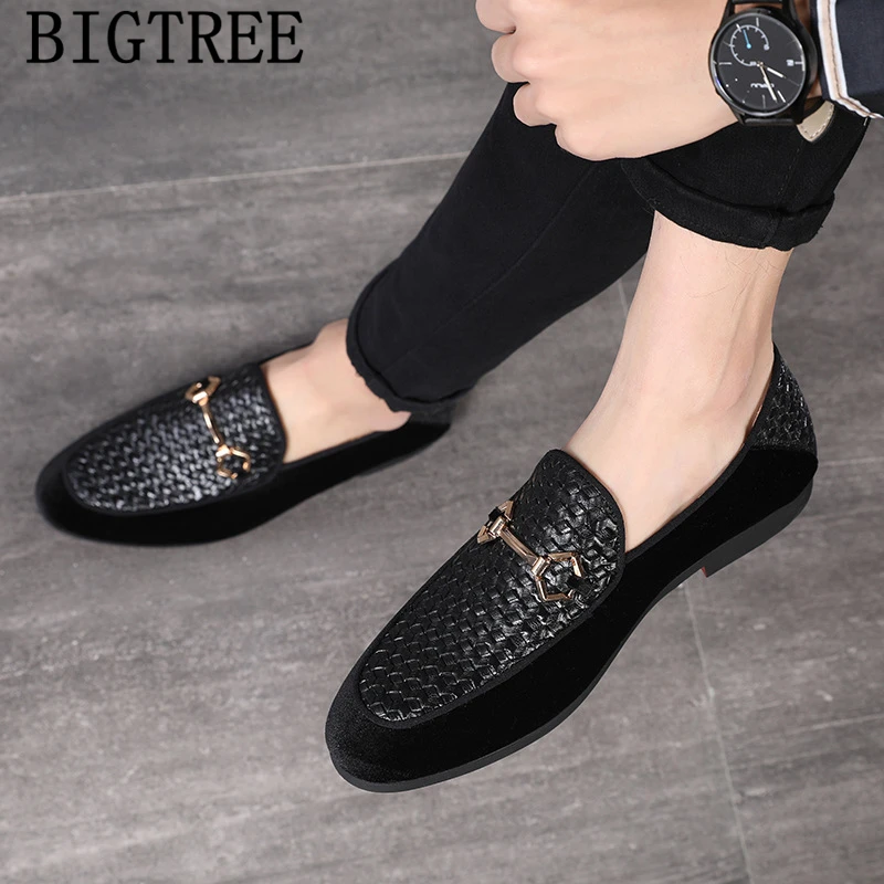 Leather Shoes Men Clic Italian Brand Loafers Office Leather Shoes Men Clic Italian Brand