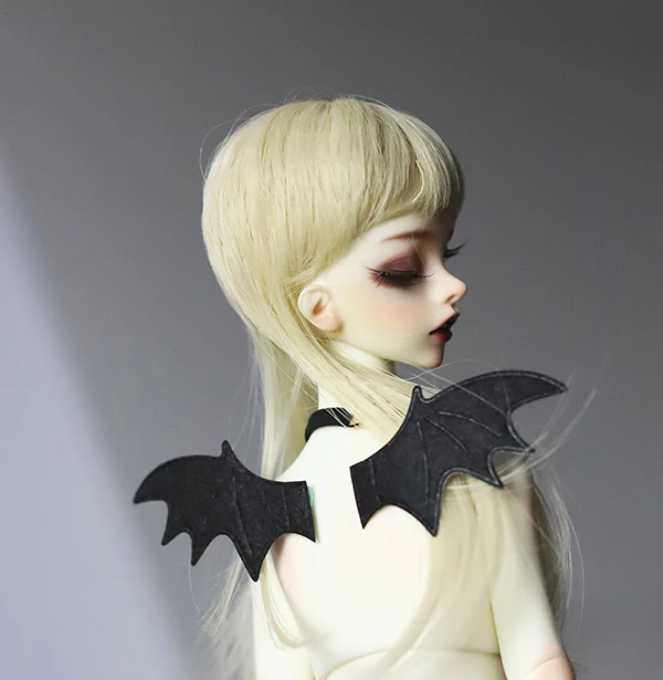 D01-P530 children handmade toy 1/4 1/6 Doll clothes BJD/SD doll props Accessories Black little devil wings 1pcs