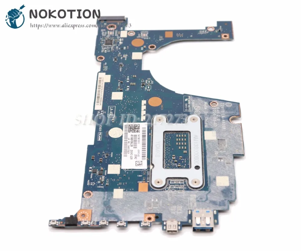 Promo  NOKOTION For Lenovo yoga 2 13 Laptop Motherboard 13.3 inch SR16Z I7-4500U CPU ZIVY0 LA-A921P Full t