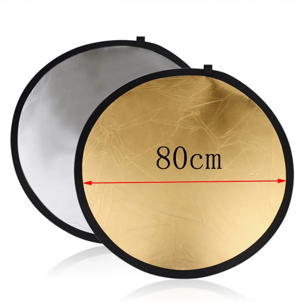 80 см 5 в 1 светильник для фотостудии Mulit фото диск складной светильник Отражатель Круглый диск с молнией круглая сумка для переноски