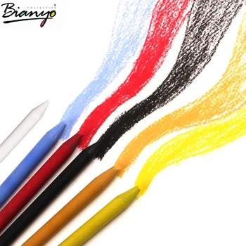

Bianyo 6pcs Soft Pastel Sketch Pencils Set Woodless Pastel Colour Pencil for Atist Drawing School Supplies