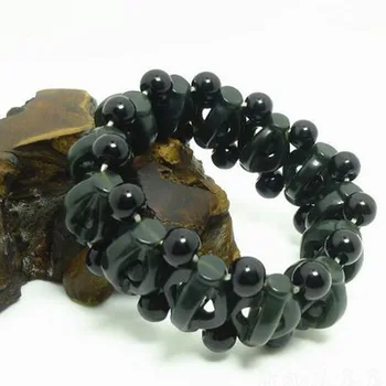 

yu xin yuan natural Hetian jade Hollow jade bracelet