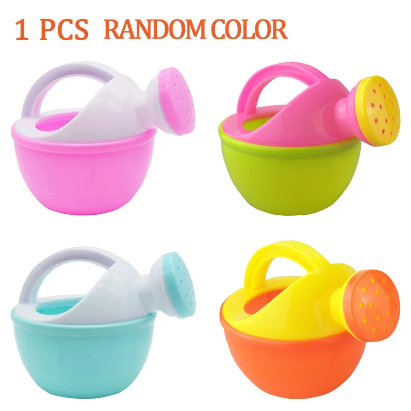 Baby Bath Toy Plastic Watering Can Watering Pot Beach Play Sand Toy Random Charm 