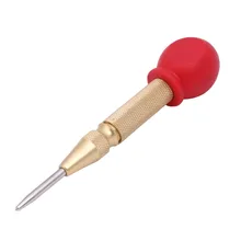 Fixmee1Pc HSS Center Punch Stator punching Automatic Center Pin Punch Spring Loaded Marking Drilling Tool With Protective Sleeve 1 pcs automatic center pin punch hss center punching stator spring loaded marking drill tool