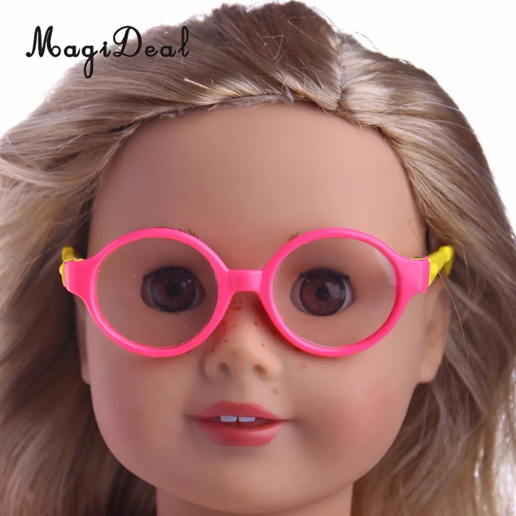 Round Black Eyeglasses for 18" Girl Boy Doll Accessory Potter FREE SHIP MULTIS 