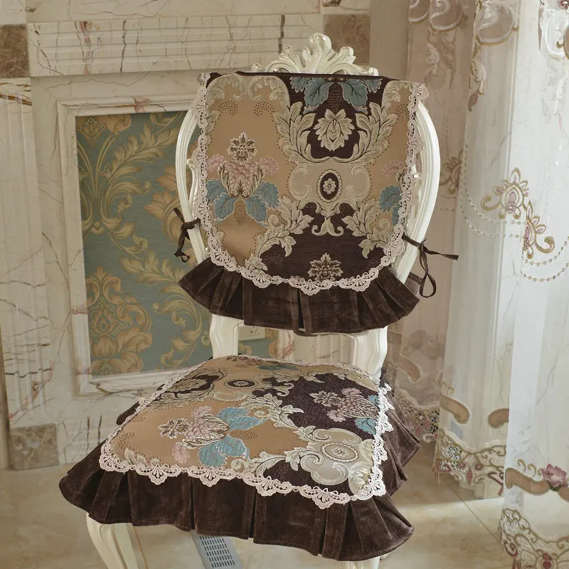 

High quality European Chair Cushion cover weeding chair cover free shipping