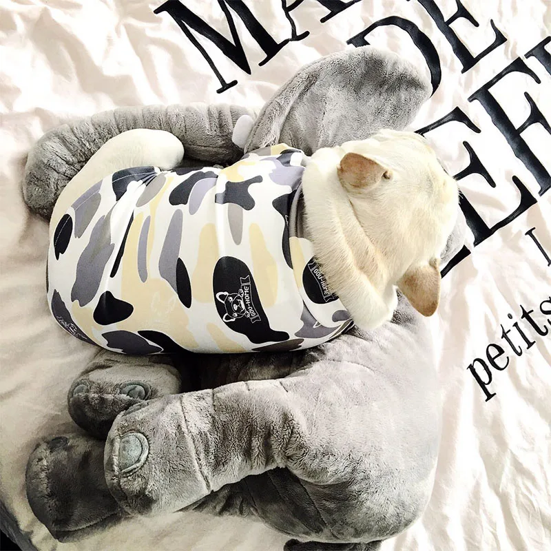 

Summer Pet Dog Clothes for Small Dogs Chihuahua Camo Cotton Cool Tshirt French Bulldog Sweater Pug Costume Ropa Para Perro XS-XL
