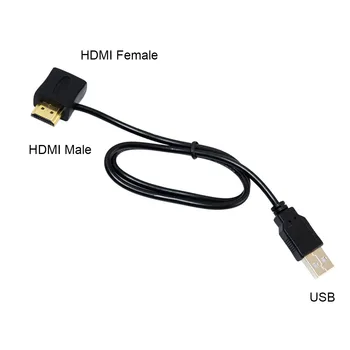 

Computer Cable 1080P USB 2.0 HDMI Male To Female Adapter Extender Power Supply Connector Cable for HDTV Male Cable