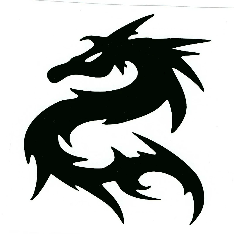 Wholesale 10pcs/lot 20pcs/lot 4inch X 3.5inch Dragon Car Sticker For