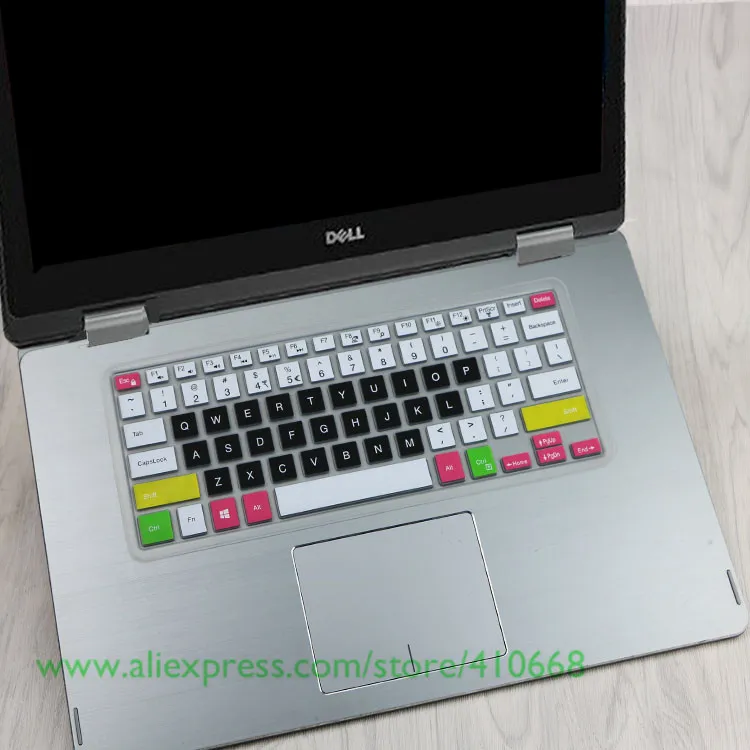 2017 Silicone laptop keyboard cover skin Protector For Dell Vostro