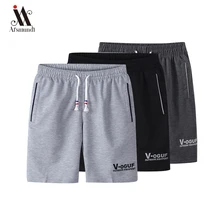 Летние шорты мужские модные брендовые дышащие мужские шорты удобные размер плюс фитнес мужские шорты для бодибилдинга 3XL