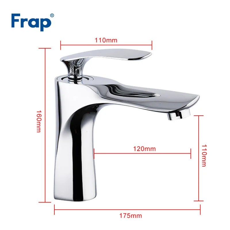 Frap حوض صنبور سطح جبل الشلال الحمام الصنابير الغرور سفينة المصارف خلاط صنبور المياه الباردة والساخنة الحنفية الكروم y10054