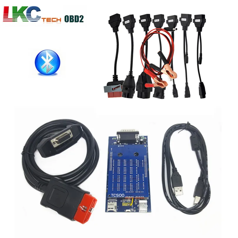 

2018 Newet 2016.00 TCS CDP PRO Keygrn Bluetooth With Car Cables OBD2 Auto Diagnostic Scan Tools for Cars& Trucks DHL Free