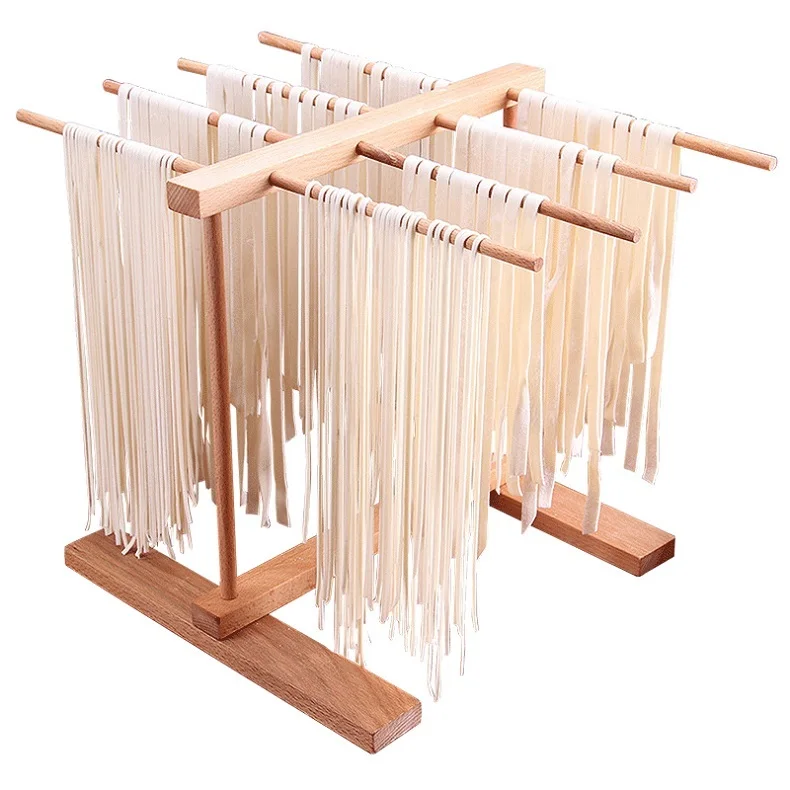 8-Row-Wooden-Noodle-Spaghetti-Drying-Rack-Handmade-Noodle-Pasta-Drying-Stand-Hanging-Holder-Multifunctional-Kitchen - 