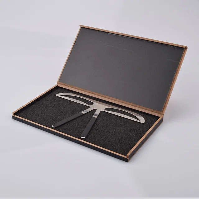 Eyebrow shaping caliper symmetrical marking tool for precise brow measurement and alignment