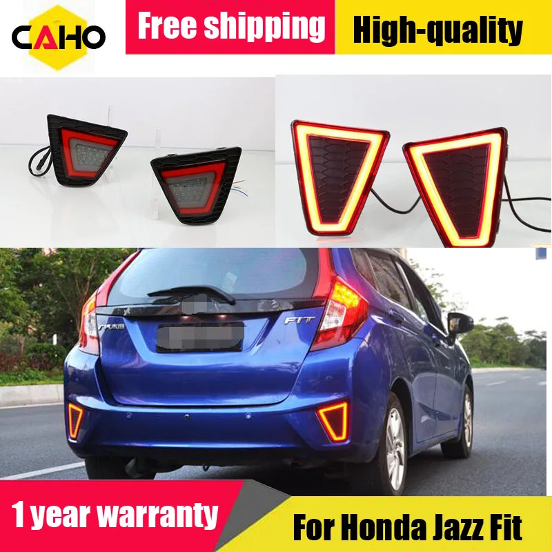 

For Honda Jazz Fit 2014 2015 2016 2017 Multi-functions LED Rear Bumper Light Fog Lamp Brake Light Turn Signal Reverse Light