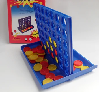 

Plastic toy bingo game funny 3D chess line four in a row win birthday gift 1set
