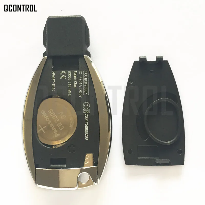Qcontrol Smart Key пригодный для Mercedes Benz 315 мГц 433.92 мГц автомобиль дистанционного управления Автозапуск с чипом 2000 год