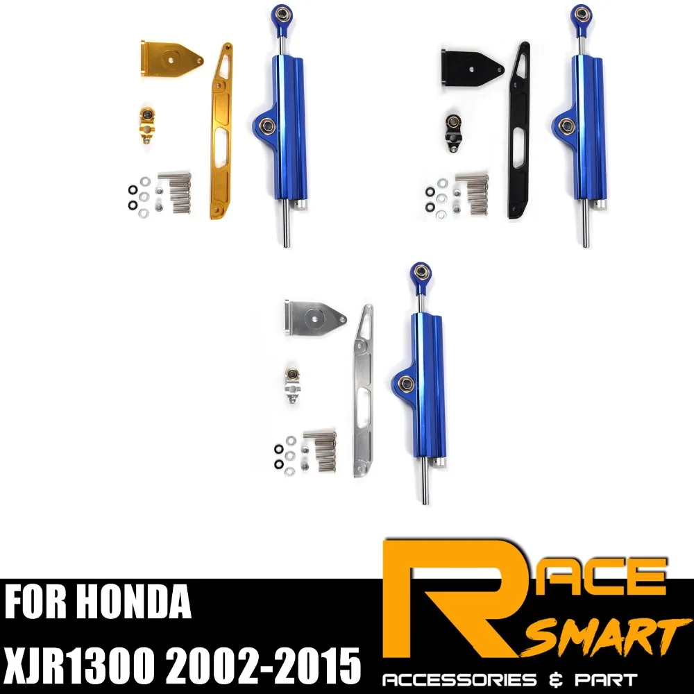

For HONDA XJR1300 2002 - 2015 Steering Damper Stabilizer Kit Motorcycle accessories CNC XJR-1300 XJR 1300 2003 2004 2005 2006