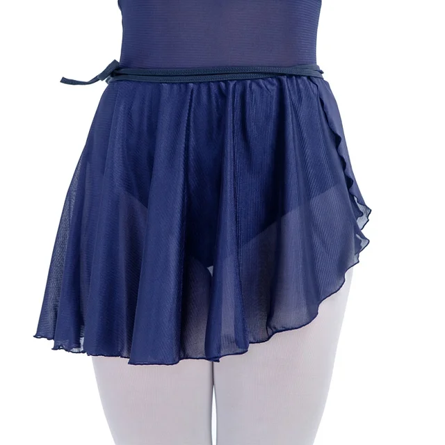 SKIRT ONLY Mesh Dance Wrap Skirts for Ladies Ballet Latin Modern