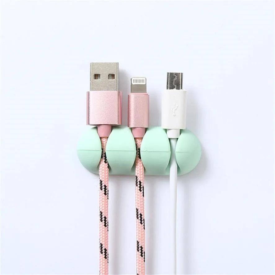 Cable Organizer Storage Holder 1PC Self Adhesive Desk Cable Organizer