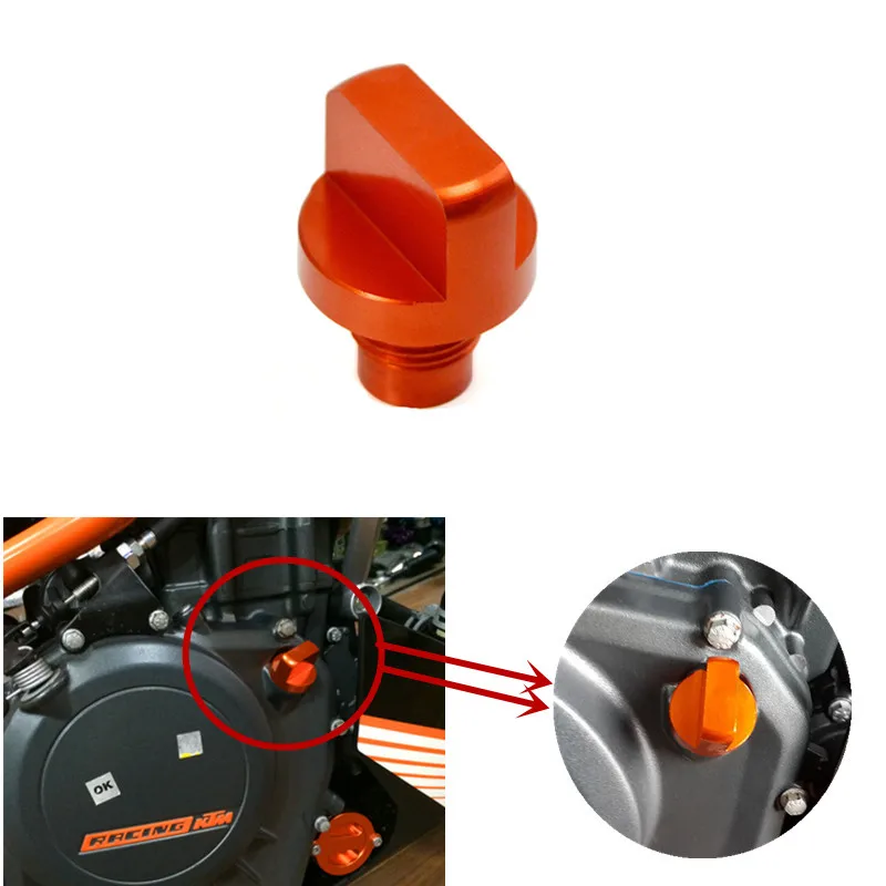 Bouchon de vidange d'huile magnétique pour moteur KTM DUKE 125/200/390