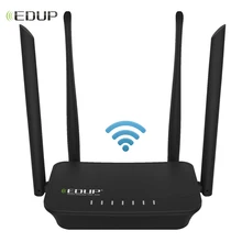 EDUP Wi-Fi ретранслятор Беспроводной 300 Мбит английский версии микропрограммы Wi-Fi маршрутизатор 2.4 ГГц Wi-Fi Range Extender Wi-Fi усилитель WLAN Порты и разъёмы